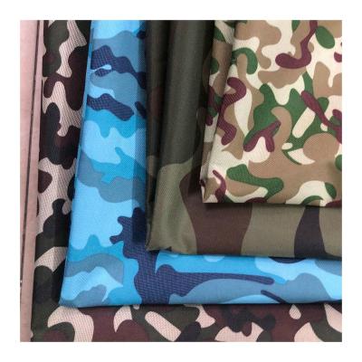 China Wholesale Customized Raincoat Good Quality Waterproof PU Coated Camouflage Printed Tiger Stripe Fabric for sale