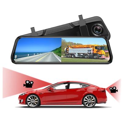 China NIGHT VISION full hd 1080P 30pfs 9.66 dvr rearview mirror camera rear view mirror car camera for sale