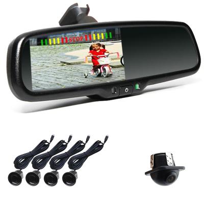 China China Factory Waterproof 4.3 Inch Monitor Parking Sensor For Hyundai OEM Mirror With Rear Camera Display for sale