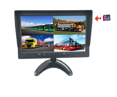 China Waterproof / Waterproof DC 9-36V Desktop Monitor 10.1 Inch Car Mirror Monitor TFT LCD Car TV Monitor For Bus Truck for sale