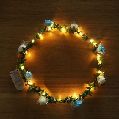 China Hot Sales High Quality Indoor Novelty LED Flower LED Garland Made Women In China for sale