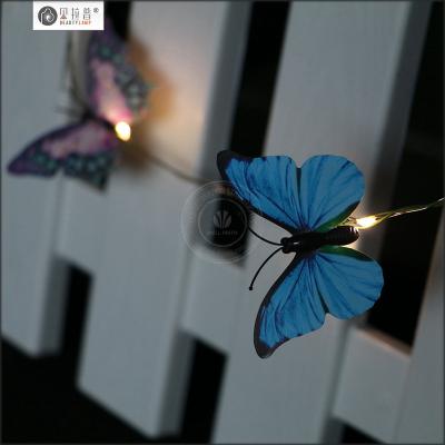 China Indoor USB Wire LED Fairy Lights Butterfly Lights Romantic LED Lights for sale