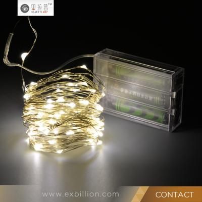 China It is used to decorate different material artware like the 20 Ultra Thin Micro Copper Wire LED Battery Operated Fairy Lights String Lights for sale