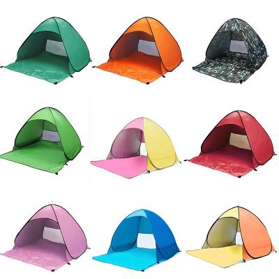 China Durable Outdoor Beach Tent Fully Automatic 2 Seconds Speed ​​Shade Open Dome Beach Glamping Tent for sale