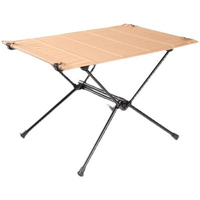 China Eco-freindly Outdoor Ultralight Outdoor Camping Folding Table Compact Oxford Cloth Aluminum Picnic Table With Carry Bag for sale