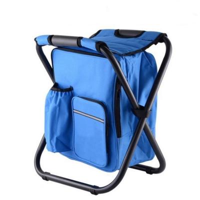 China Eco-freindly Outdoor Camping BBQ Folding Portable Ice Bag Stool Insulation Bag Fishing Stool Beach Chair for sale