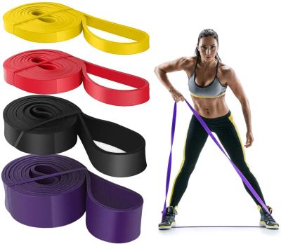 China 2080*4.5*6.4/13/21/32/45/64/83/102mm Newest Design Woocommerce Resistance Roll Hip Exercise Bands S Band Gym Resistance Bands Set fitness resistance booty for sale