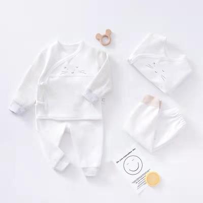 China Spandex Baby Suit Cotton Tipped Lace Spring And Autumn Baby Suit Newborn Baby Clothes for sale