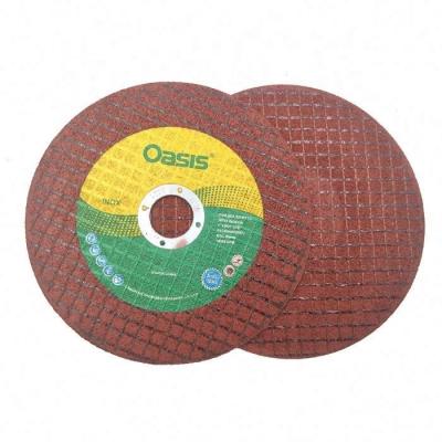 China Cut 4 Inch 105x1.2x16 Resin Metallized Cutting Wheel Disc For Stainless Steel And Metal for sale