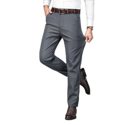 China 2023 Hot Sale Anti-Wrinkle Mens Suits Trousers Business Formal Pants Slim Fit Man Casual Pants for sale