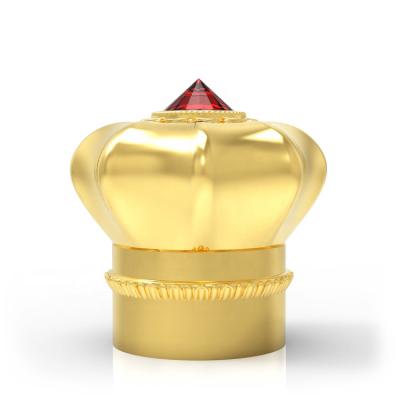 China Luxury Cap Crown Perfume Zamac Like Perfume Cap Metal Cap For Glass Bottle for sale