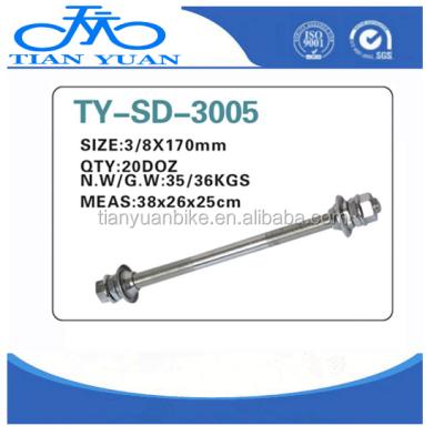 China Hot Sale Cheapest And Good Quality Road Bicycle MTB Bike Strong Steel Front And Rear Bike Hub Axle for sale