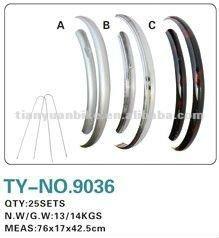 China Bicycle Spare Parts Bike Steel Fender 26