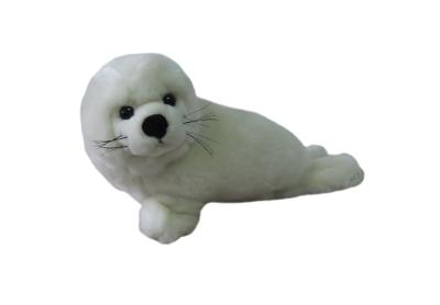 China 20cm plush stuffed white seal for sale