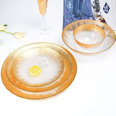 China Sustainable Cheap Clear Glass Deep Snack And Fruit Tray Dish for sale