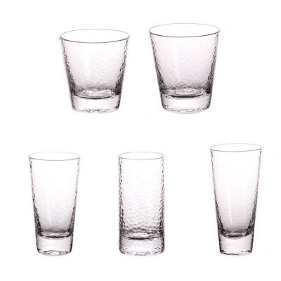 China Lead Free Soda Lime Glass High Quality Durable Tempered Octagon Drinking Glasses for sale