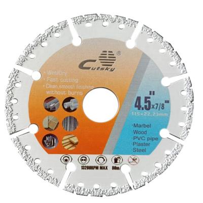 China Long Working Diamond Saw Blade For Cutting Granite Marble Porcelain Iron Brick Plastic Blade for sale