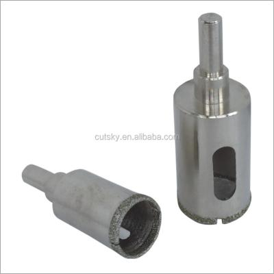 China Glass Drilling Holes 35mm Diamond Electroplating Drill Bit For Tile, Glass, Marble for sale