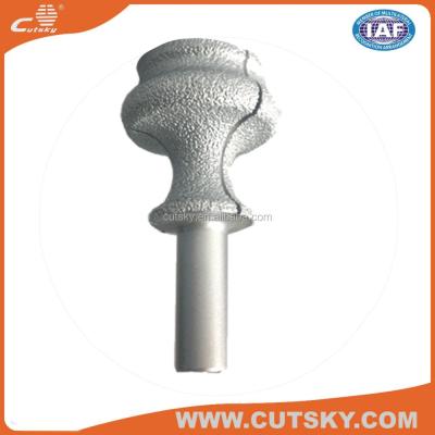 China Concrete Drilling Holes Vacuum Welded Diamond Finger Router Bits for sale