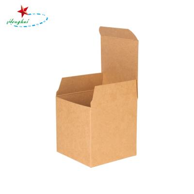 China Recycled Materials Kraft Paper Packaging Box Cardboard Kraft Paper Packaging Shipping Box for sale