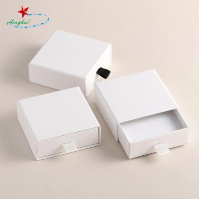 China Recycled Materials Custom Jewelry Gift Boxes Luxury Kraft Paper Drawer Box for sale