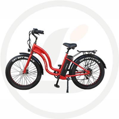 Chine New Wholesale Red Cost-Effective Blue Factory Aluminum Alloy Electric Mountain Bike Island Electric Bike Model à vendre