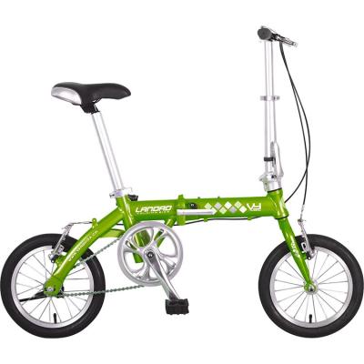 China 14 Inch Dual Bike Disc Brake Folding Portable Folding Street Bike For Sale Mini Cooper Folding Bike LANDAO Bicycle for sale