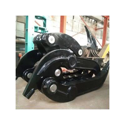 China High Durability China Manufacturer Safety Construction Machinery With Mechanical Flat Head Grapple for sale