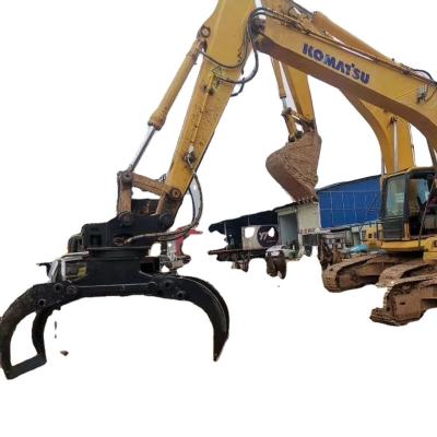 China High Durability Rotary Wood Grabber For PC120 / SK135 / ZX120 Excavators In Timber Industry for sale