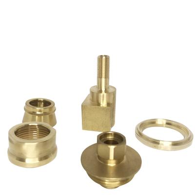 China Custom Aluminum Mini Precision Brass Aluminum Stainless Parts Service CNC Hardware Steel Turning Brass Part for sale