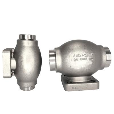 China Wholesale Stainless Steel Valve Parts 304 316 Stainless Steel Material Ball Valve Body for sale