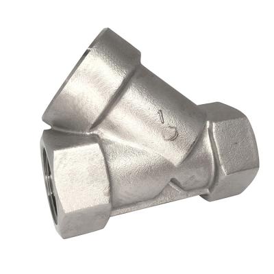 China Stainless Steel 316 304/316/316L Pneumatic Pneumatic Thread Angle Seat Valve for sale