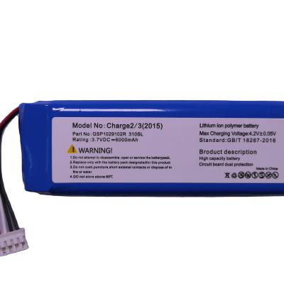 China Audio Hot Sales 3.7V 6000mAh Battery For J BL Charger 2 310sl for sale