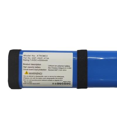 China Audio hot sales 7.4V 5200mAh battery for J BL Xtreme3 for sale