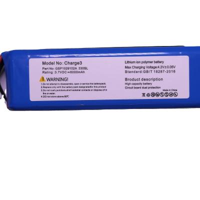 China Hot sales audio 3.7V 6000mAh battery for J BL charger3 330sl for sale