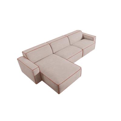 China Factory Wholesale Removable Leather Sectional Italian Design Sofa Cover Living Room Leather Sofa For Home for sale