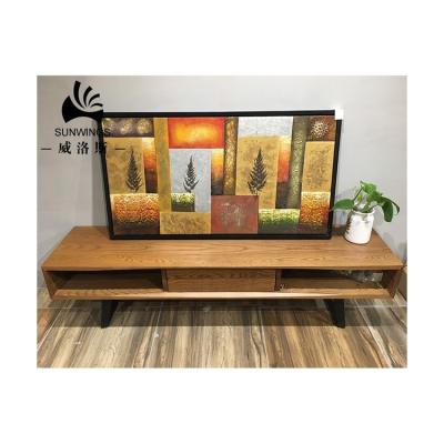 China Factory Direct Adjustable Modern White Modern TV Stand White Modern Table (Height) Table Wood Top for sale