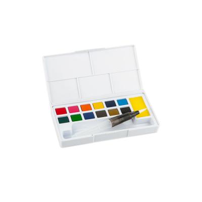 China Solid Custom 12 Colors Watercolor Paints Painting / Drawing Set for sale