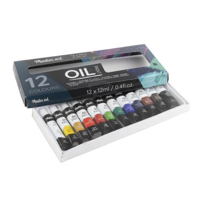 China Painting / Drawing Hot-selling 12 Colors 12ml Artist Oil Color Paint Supply Set For Painting for sale