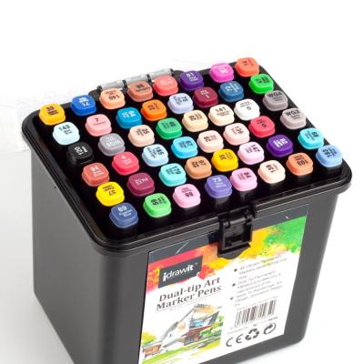 China Hot-selling Art Markers Pens Painting/Drawing 48 Pcs Professional Alcohol Ink Dual Tip Sets for sale