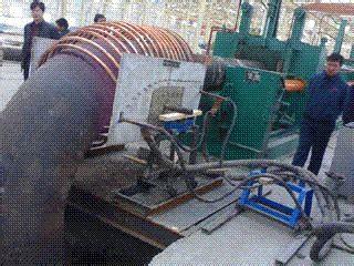 China 22T Elbow Hot Forming Machine Middle Heating Power 80 - 1250kv High Frequency Induction for sale