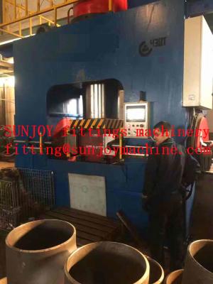 China PLC Control Tee Forming Machine / Tee Press Metal Frame Stable Functioning CE Certificate for sale