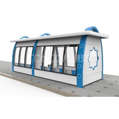 China City Smart Quick Smart Furniture Assembly Bus Stop Shelter for sale