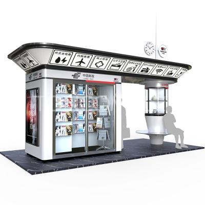 China 2021 smart modern container cafe food kiosk mobile ice cream shop for sale