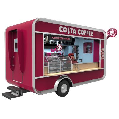 China China smart mobile used food carts for sale fast food kiosk truck food trailer carts coffee kiosk for sale for sale