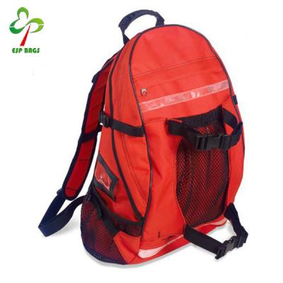 China No Trauma Heavy Duty 600D Polyester Doctor Bag Backpack With Phone Holder, Empty Emergency Bag With ID Card Window for sale