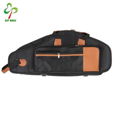 China Saxophone Case 1680D Waterproof Oxford Cloth Musical Instrument Case, Soft Sax Cases Adjustable Shoulder Straps Pocket For Alto Saxophone for sale