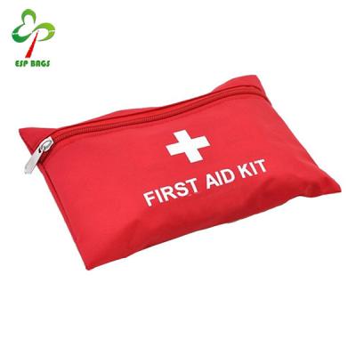 China Folding Empty First Aid Kit Bag, Car Emergency Slim Travel Car Pouch For Medication for sale