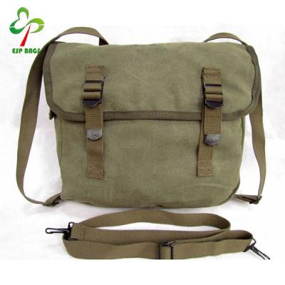 China Hot Selling Military Musette Recycling Bag Messenger Bag, High Quality Canvas Cross - Body Shoulder Musette Recycling Bag for sale