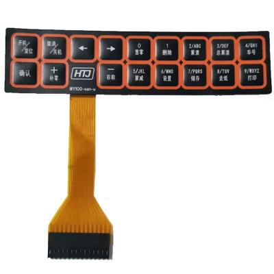 China Shenzhen Factory High Quality Waterproof Membrane Touch Graphic Overlay Keypad Keypad Switch for sale